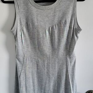 Nameless Light Grey Sleeveless Knit Mini Dress